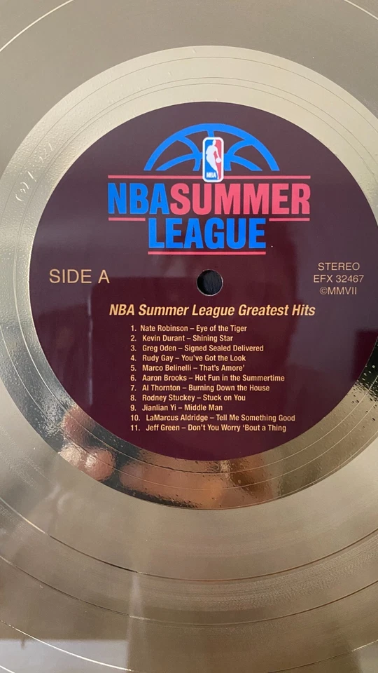 MUY RARO NBA Summer League 2007 récord de oro - temporada de novato de Kevin Durant Foto 4 de 4