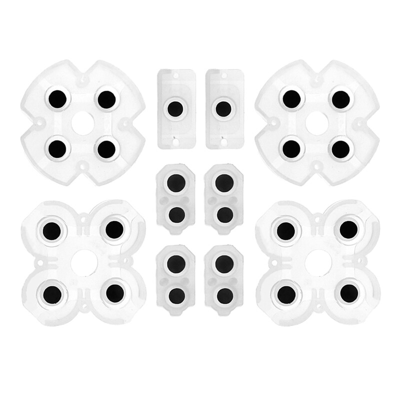Transparent Silicone Rubber Pads Contact L2 R2 Button Conductive Pad ...
