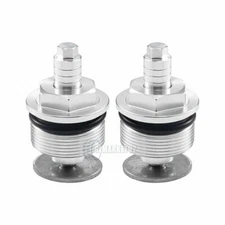 Front Fork Caps Bolts Plugs For Honda CRF230F 2003-2017 Hexagon Silver