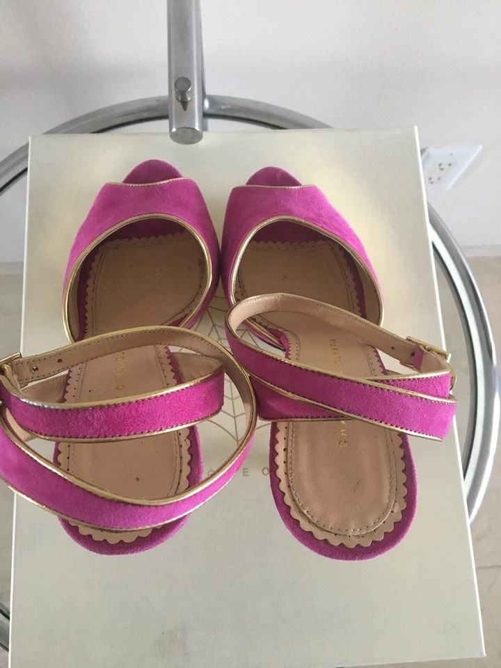 Sandálias Charlote Olympia Irina tamanho 39,5 US$ 825 varejo - Imagem 3 de 4