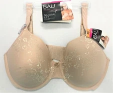 Bali Underwire Bra Lace Desire Natural Lift Comfort U Back-Smoothing Shaping 653