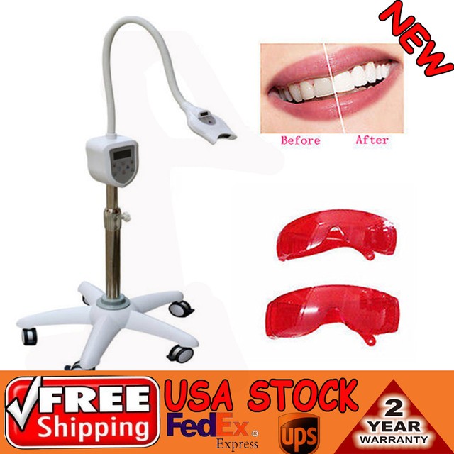NEW Dental Mobile Teeth Whitening Machine LED Light Oral Bleaching
