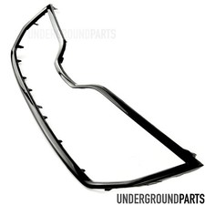 SKODA FABIA mk3 2015 -18 FRONT BUMPER RADIATOR GRILLE SURROUND FRAME GLOSS BLACK