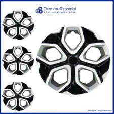 SERIE 4 BORCHIE - 4 COPRICERCHI COPPE RUOTA 15 PER RENAULT TWINGO DAL 2007->