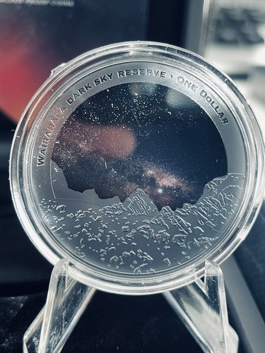 New Zealand -2024 Dark Sky Light Sky -2oz Silver Proof Coin Set - Picture 3 of 5
