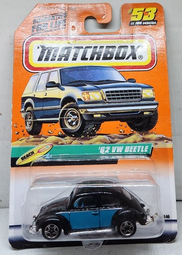 Matchbox 1962 Volkswagen Beetle # 53/100 1998 Beach Series 11/China