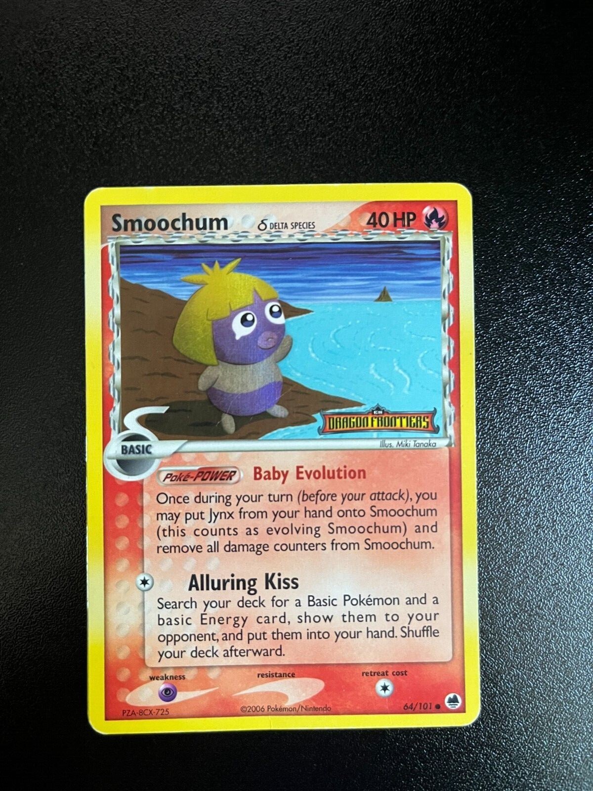 Pokémon TCG Smoochum  EX Dragon Frontiers 64/101 Reverse Holo Common