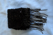 scarf black with glitter