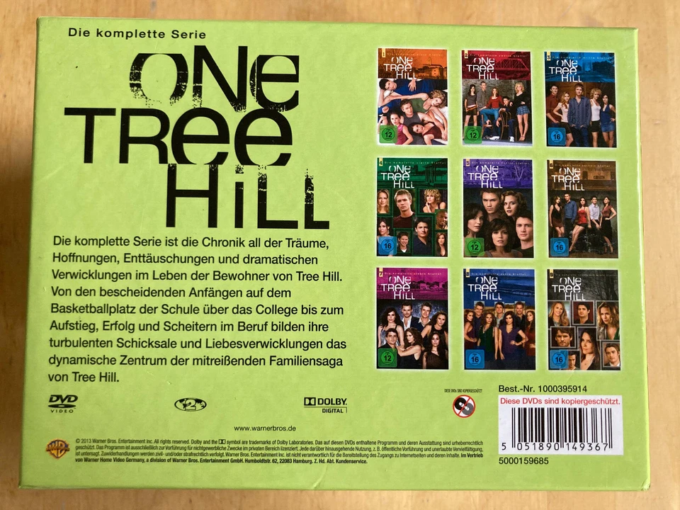 DVD One Tree Hill Staffel 1-9 Box Die komplette Serie - Bild 2 von 3