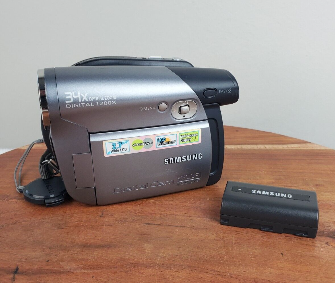 Samsung SC-DC173U Gray 34x Optical Zoom Digital 1200x Video Camera