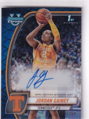 2025 Topps Bowman Chrome 1st No. 33 Jordan Gainey Auto
