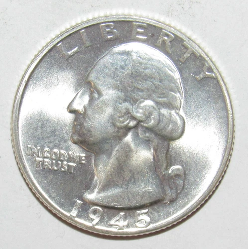1945 Washington Quarter CHOICE BU (Q29)