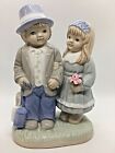 Child Bride/Groom Porcelain Figurine High Gloss 7.25" Beautifully Painted