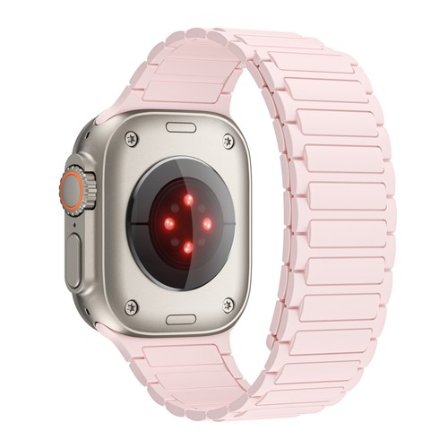 Magnetyczny pasek sportowy do Apple Watch Ultra 2 10 9 8 7 6 5 38-49MM silikonowy pasek - Zdjęcie 18 z 40
