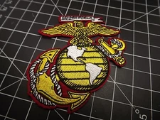 MARINE CORPS USMC SEMPER FIDELIS PATCH LOGO BRAND NEW 3-1/4" IRON-ON EGA