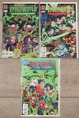 Underworld Unleashed #1-3 Complete 1st App of Neron (DC Comics 1995) NM