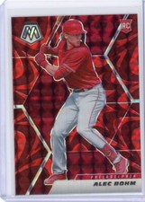 2021 Mosaic Alec Bohm Rookie RC Red Reactive Prizm- Philadelphia Phillies
