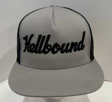 Red Devil Hellbound Trucker Cap Hat Mesh Adjustable Snapback Emb. Logo AS IS