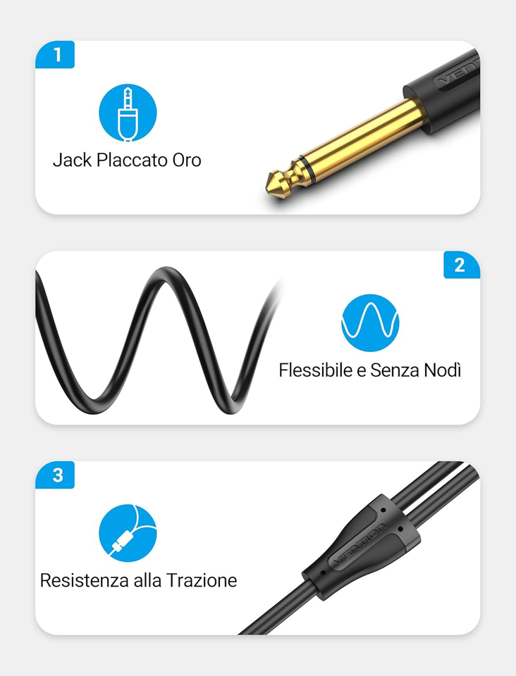 CABLEPELADO3,5 mm vrouwelijke jackconnector | 3,5 mm audio-jackconnector | TRRS-connector | Klemschroefverbinding | Compatibel met PS5 / PS4, hoofdtelefoon, luidspreker, pc, mobiel | Zwart | 3,5 mm v