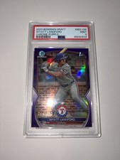 2023 Bowman Draft - Chrome Wyatt Langford #BDC-106 Purple Refractor /250 (RC)
