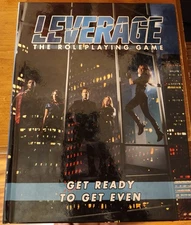 Margaret Weis RPG Leverage - The Roleplaying Game (POD, Premium Color) VG+/NM