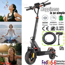 Pro Rider Choice E-Scooter-1000W Peak Electric Scooter with Seat UL Certified,US