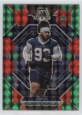2023 Panini Mosaic Rookies Choice Red & Green Prizm Viliami Fehoko Jr #375 p8v