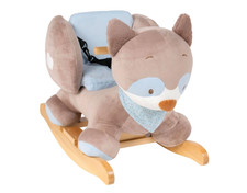 Nattou Jim and Bob Raccoon Rocker Soft Plush Baby Toddler Ride On