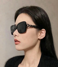 Chanel 6047 Crystal Cat Eye Sunglasses UV Protection Women Shades 55-18-145