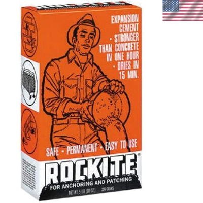 #ad Rockite Cement 15 Min Fast Setting 5 Lb Water Resistant Solution for Repairs $24.64
