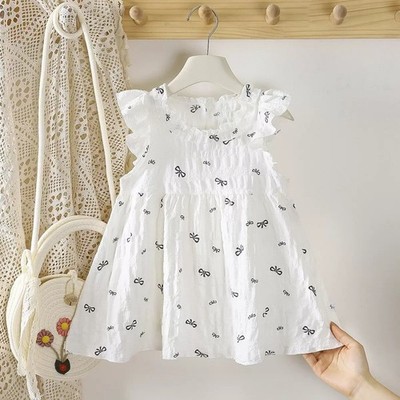 Girls summer lightweight cotton dresses 3 to 6 years 90cm 100cm 120 cm