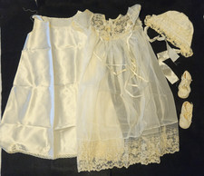 Vintage Little Folks Giftwear   Christening/Baptism Outfit   Gowns Bonnet Shoes
