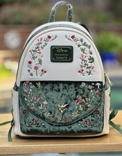 Loungefly Peter Pan Tinker Bell Exclusive Floral Mini Backpack NWT