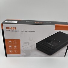 Graciodo Cassette Player Recorder Record to Cassettes/USB/SD Card CR-669 NIB-New