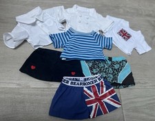 Build a Bear Clothes Bundle Shorts, T-Shirt, Skirts, Shoes, Costumes