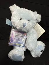 Russ Berrie Shining Stars Blue Bear Brand New With Sealed Code Tag.*SMOKE FREE*