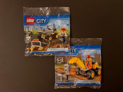 Lego CITY Polybag Lot, #30348 & #303012, NEW