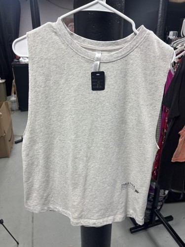 Fabletics Athletic Club Muscle Tank in Heather Grey