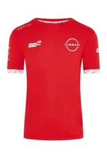 Nissan Formula E Official Reflo Team Kit Short Sleeve T-Shirt Tee Red 2026