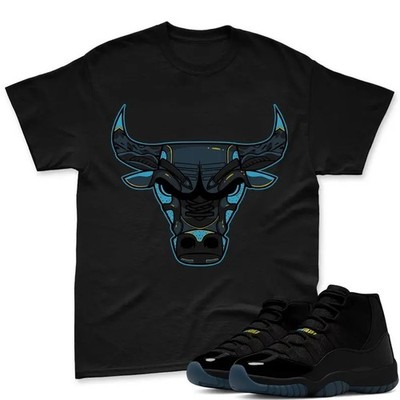 Bull Shirt To Match Jd 11 Gamma, Jd 11 Gamma Sneaker Mactching Shirt