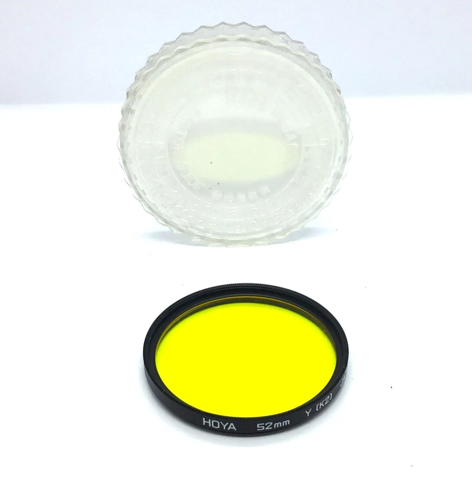 Hoya 52mm Y (K2) Yellow  Camera Filter - Double Threaded Includes Plastic Keeper - Image 2 of 2