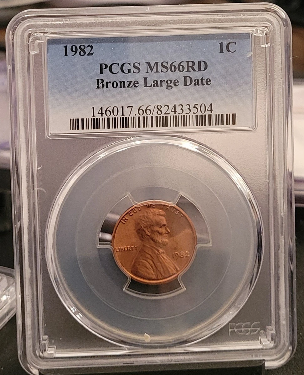 ✨PCGS最高鑑定 MS66 デンマーク 5Kr PCGS Certified MS 66 Graded 1982 Lincoln Memorial Small Cents