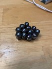 12X Tire Valve Stem Caps for BMW, M Series & BMW Classic Logo, Black Aluminum