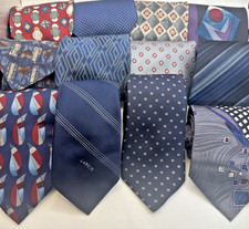 100 Silk Men's Ties Lot of 12 Nice Variety Italian US