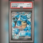 PSA 10 Blastoise ex Full Art Ultra Rare 184/165 Pokemon 151 English 2023 Card