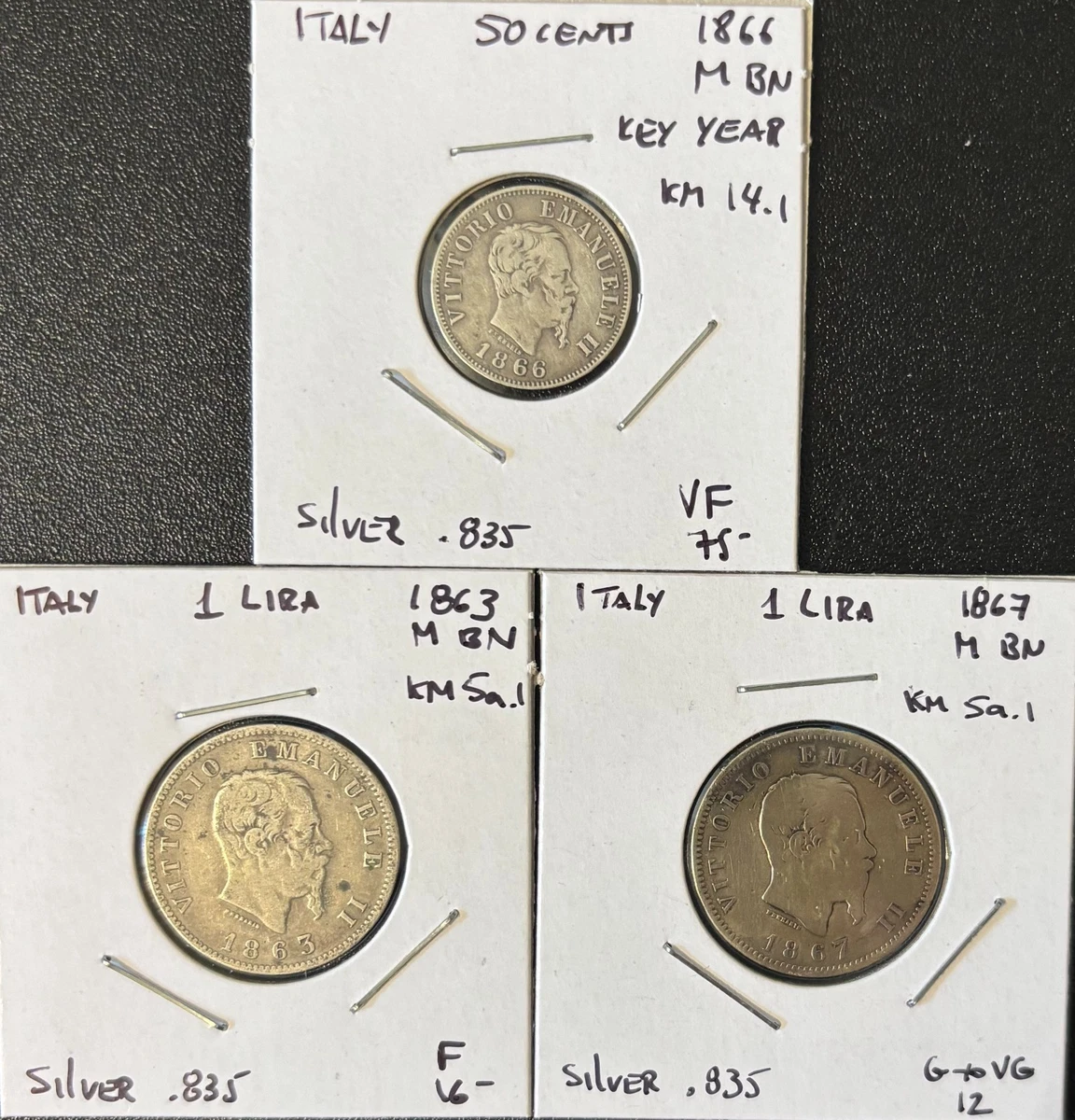 1866 Year Italian Coins (1861-Now) for sale | eBay