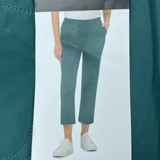 Kirkland Signature Ladies  Travel Pants Size 8 Nylon Stretch Teal d0579