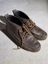 NEW LL Bean Signature Jackman Camp Moc Brown Chukka Shoes Men’s 11
