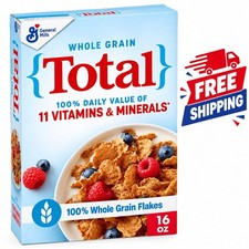 Total Breakfast Cereal, 100% Daily Value of 11 Vitamins and Minerals, 16 oz
