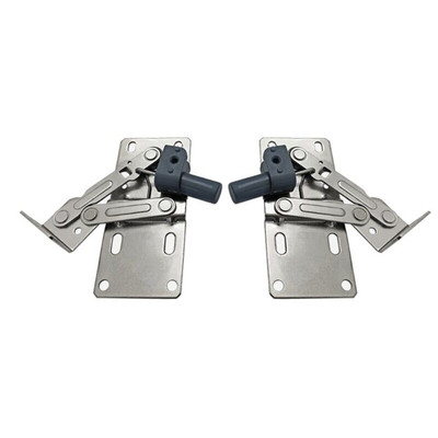 1 Pairs Cabinet Drawer Soft Close Tip Out Tray Hinges Scissor Hinges 45 Degrees